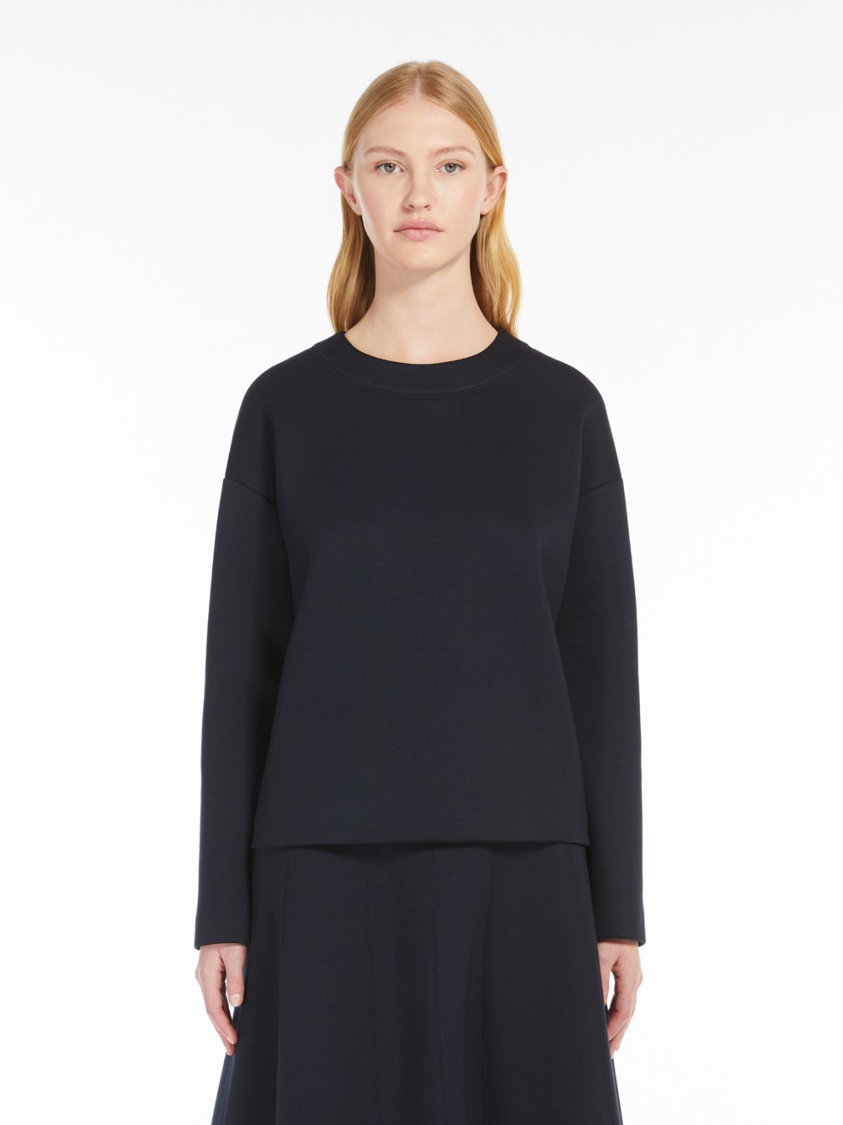 Viscose jersey sweatshirt