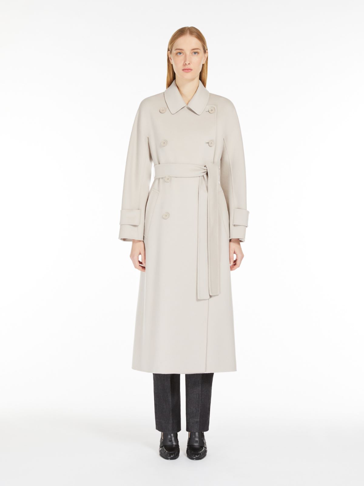 Wool trench coat