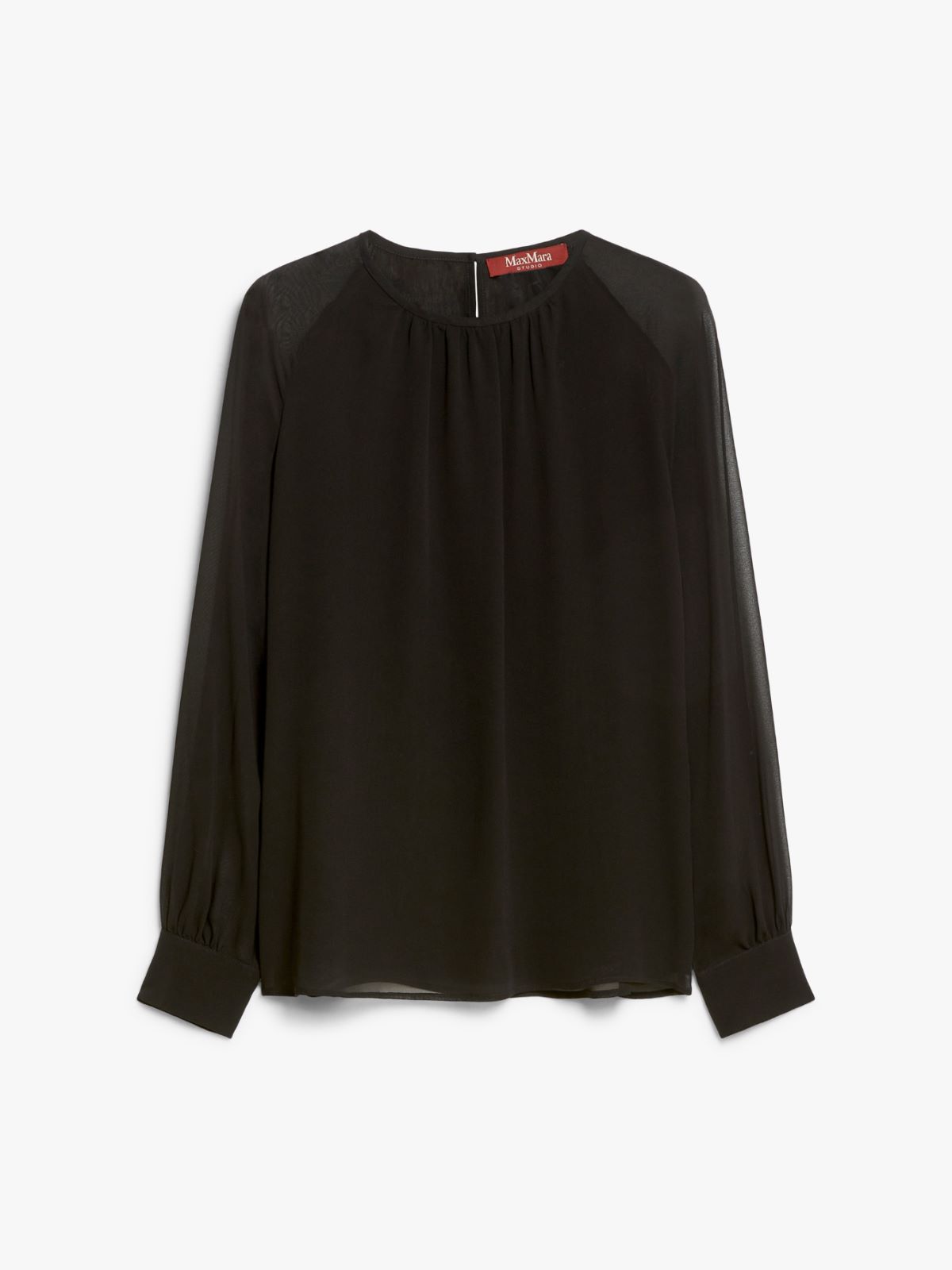 Pure silk georgette blouse