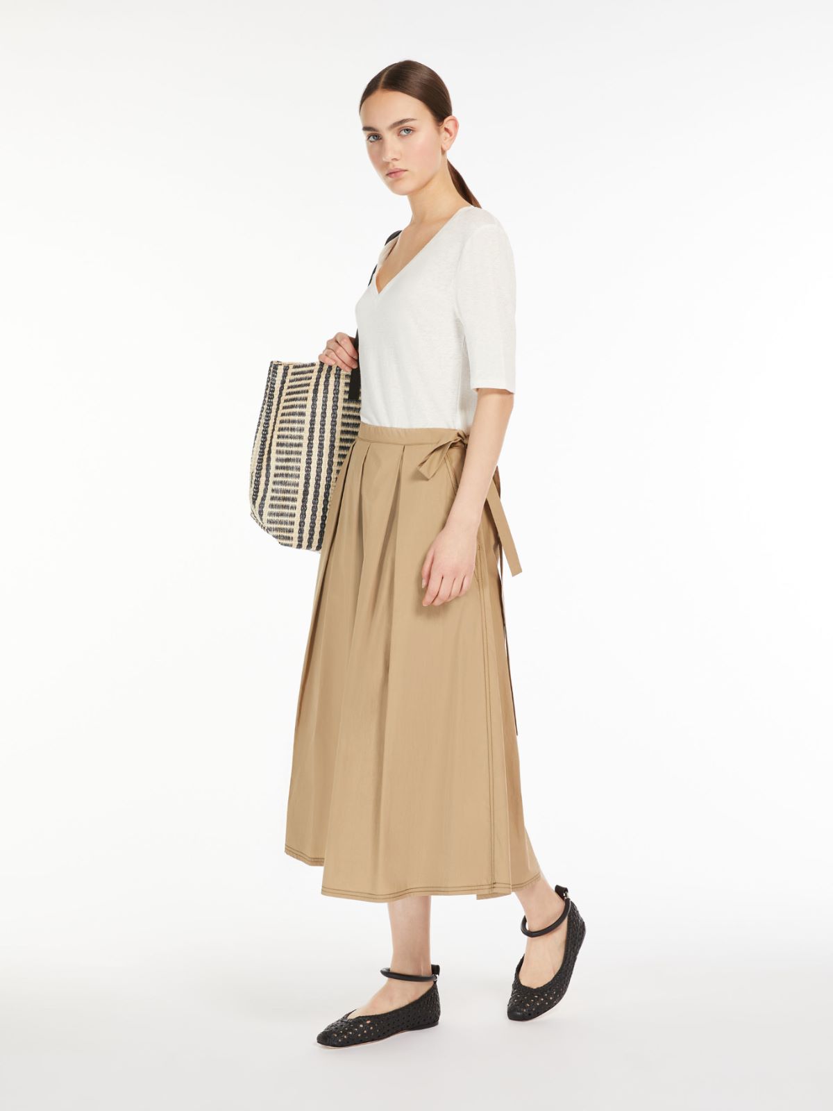 Linen jersey T-shirt