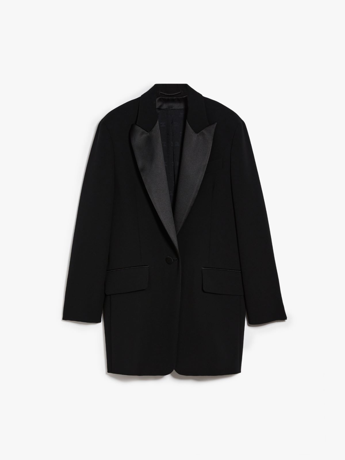 Oversized cady tuxedo jacket