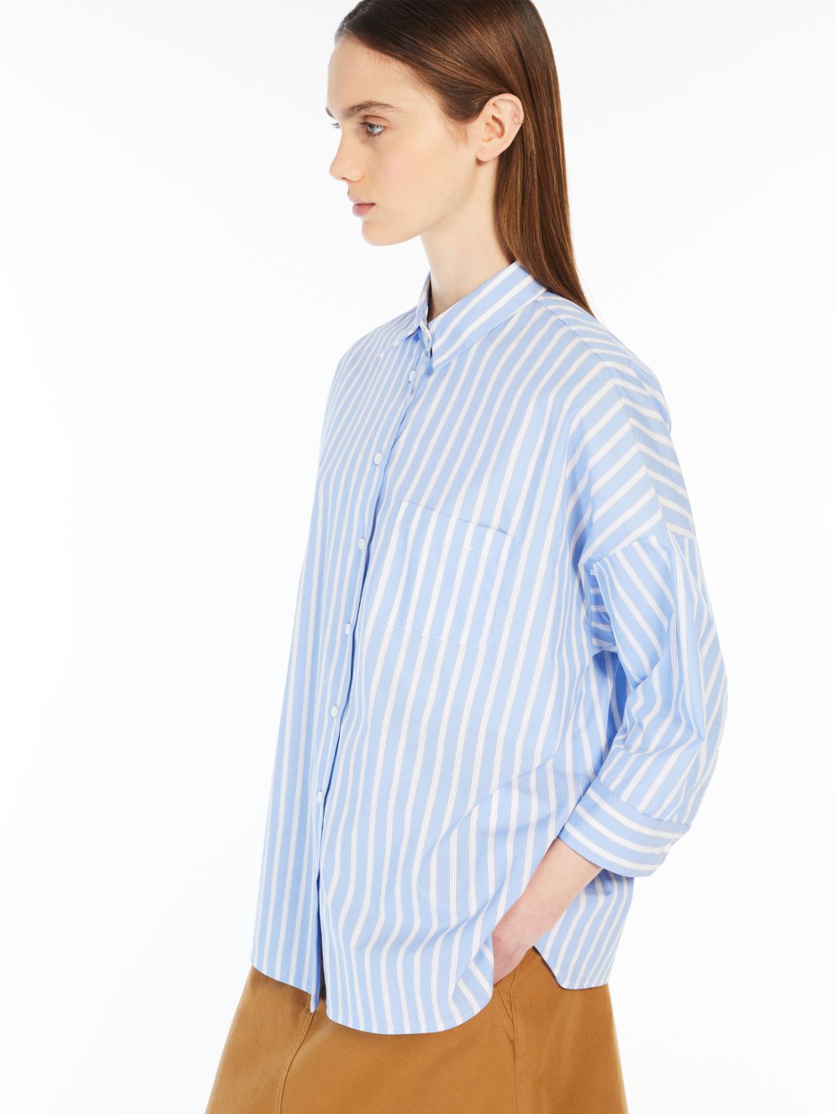 Relaxed-fit poplin shirt
