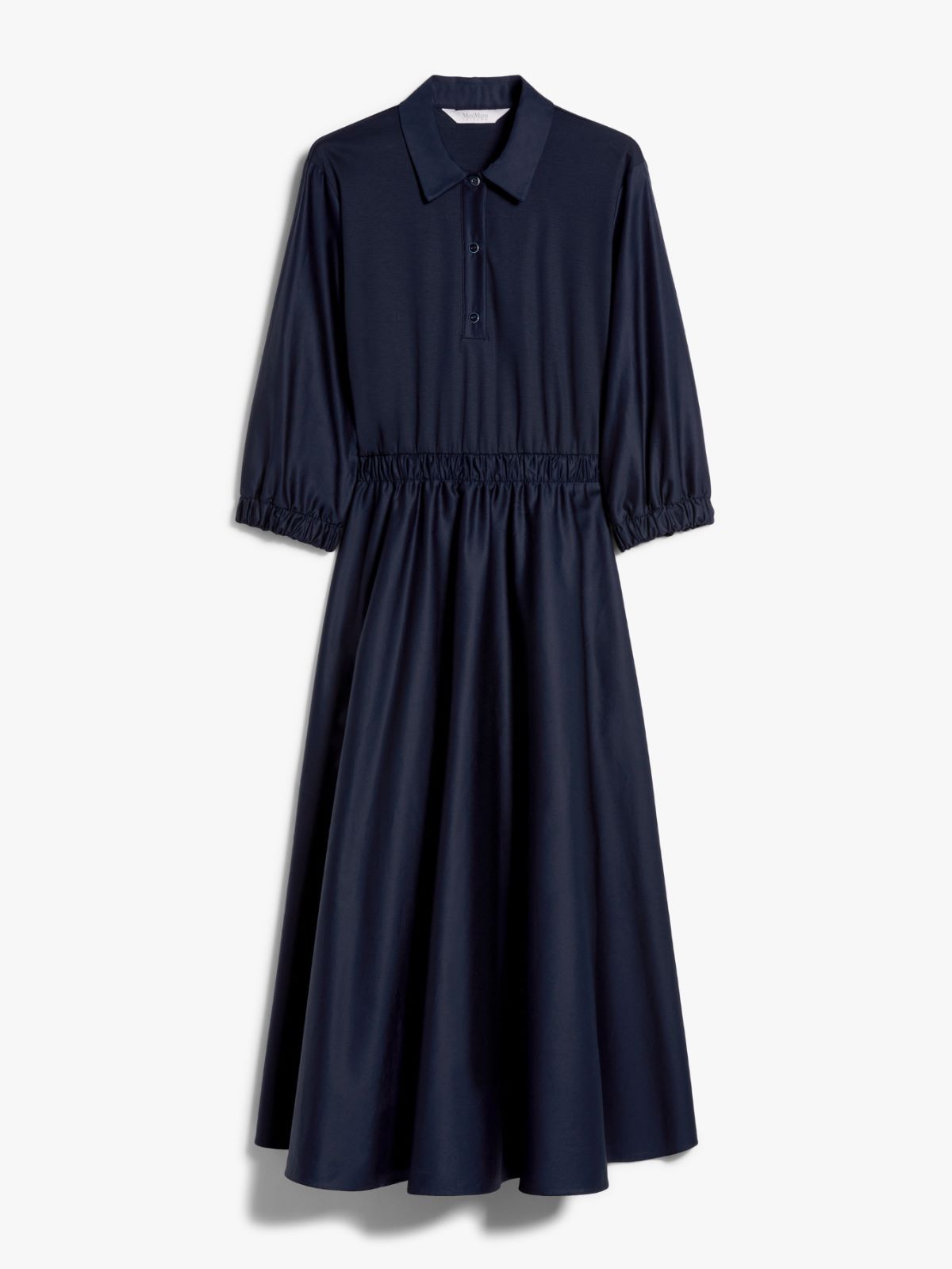 Jersey and satin dress