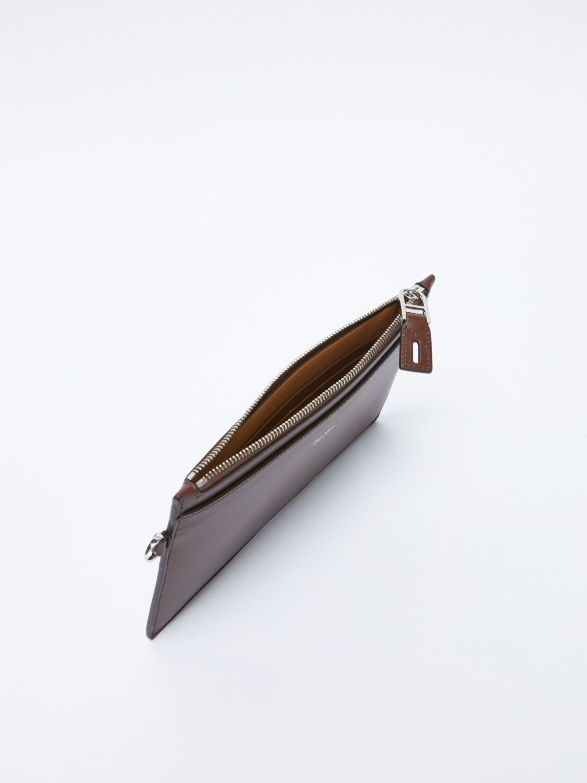 Wrist-strap leather pouch