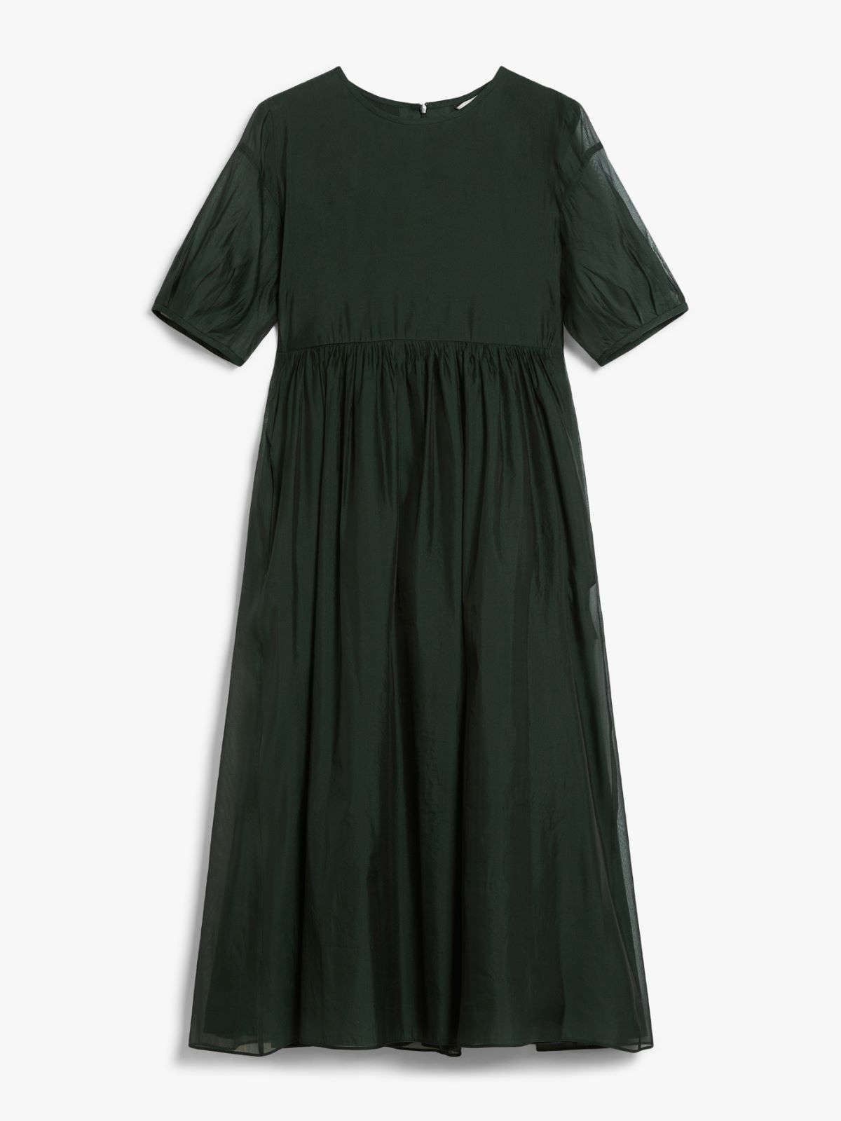 Cotton and silk organza dress