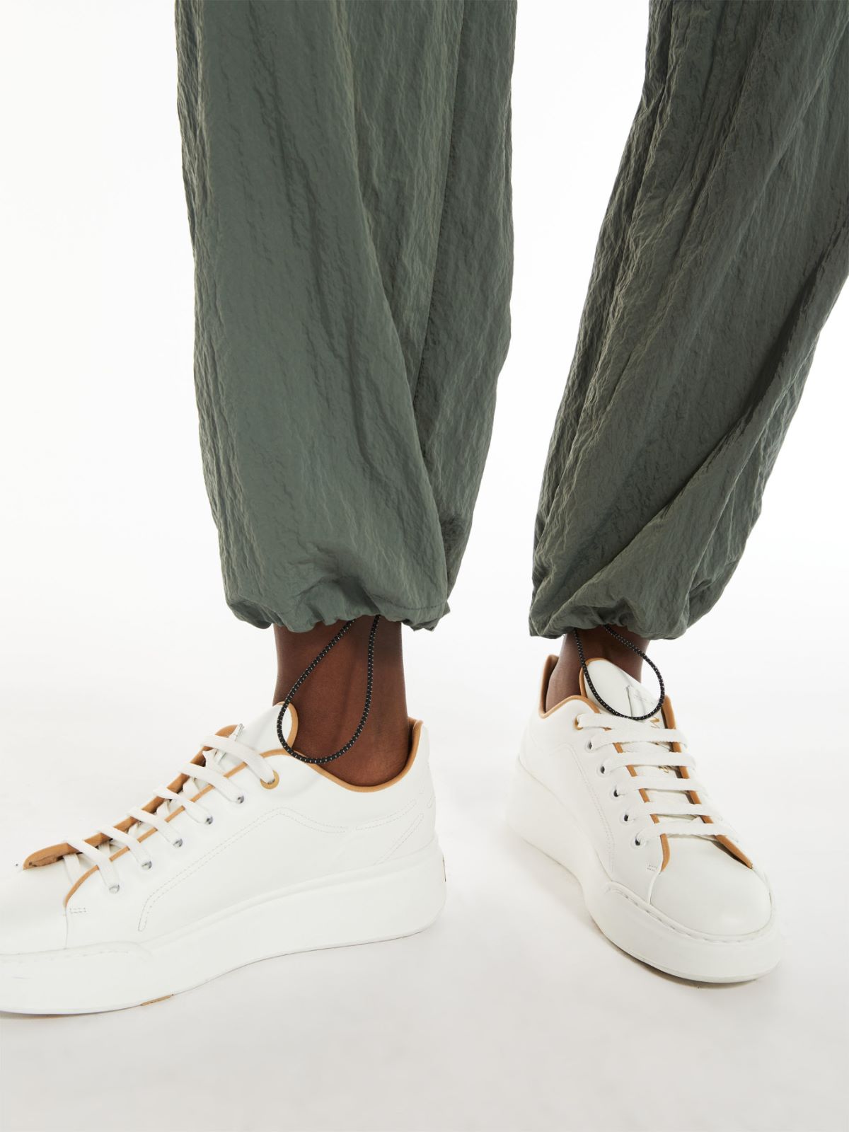 Technical canvas trousers