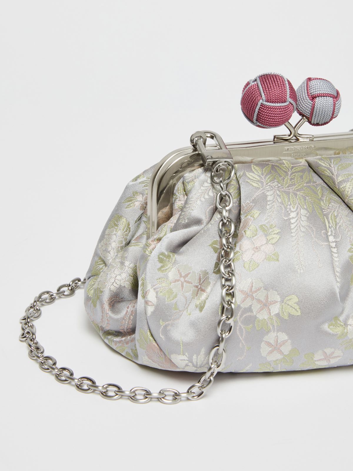 Small jacquard silk Pasticcino Bag