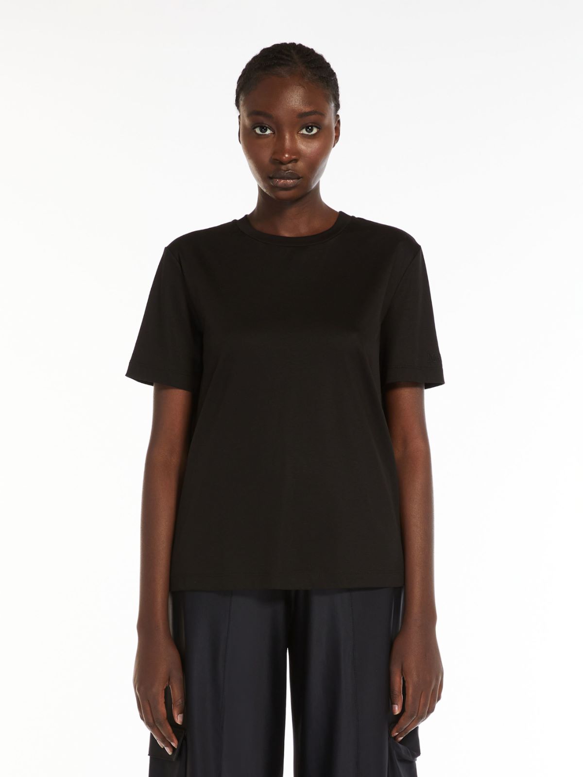 Slim-fit cotton and modal T-shirt