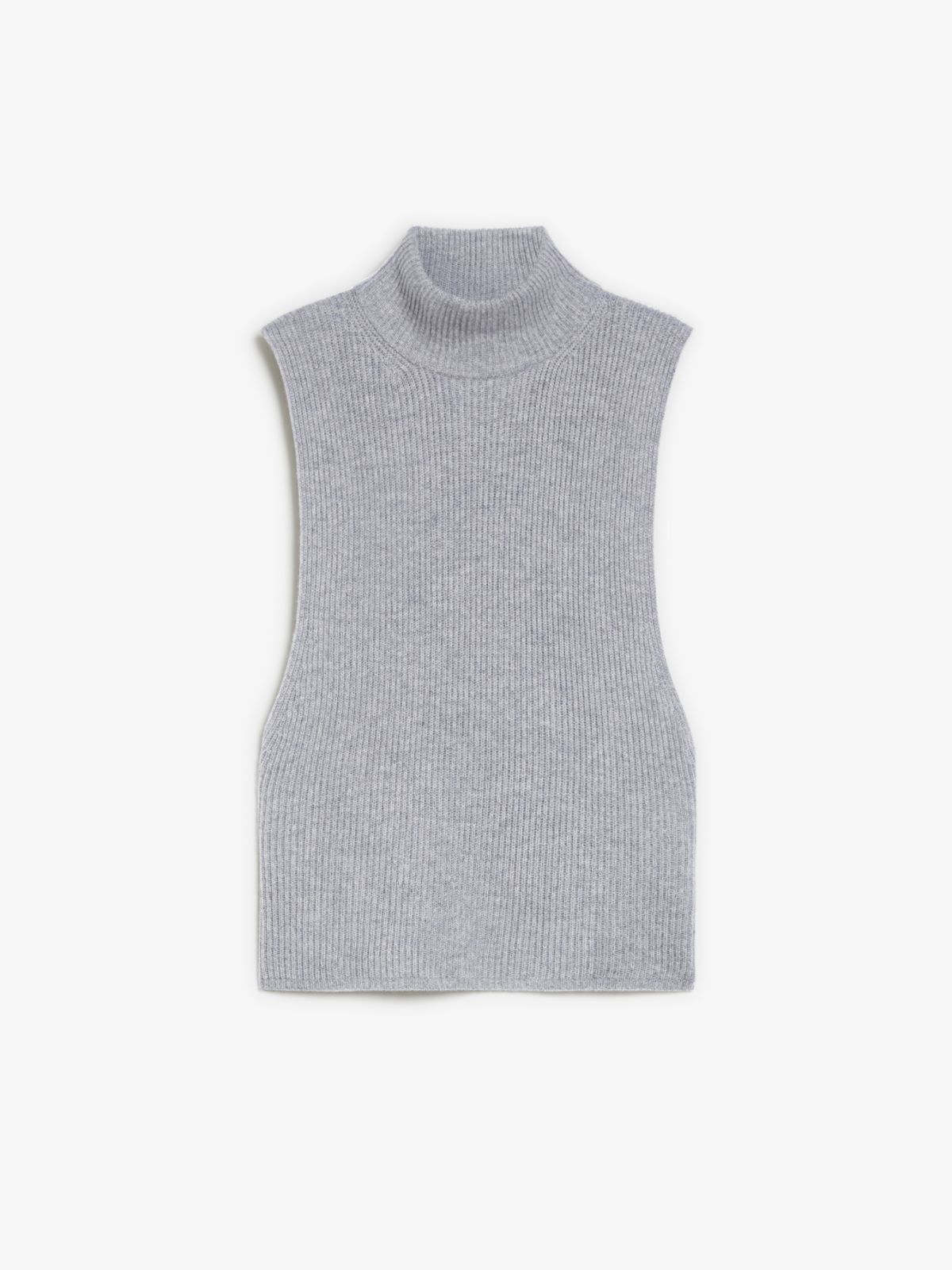 Waistcoat in cashmere-blend yarn