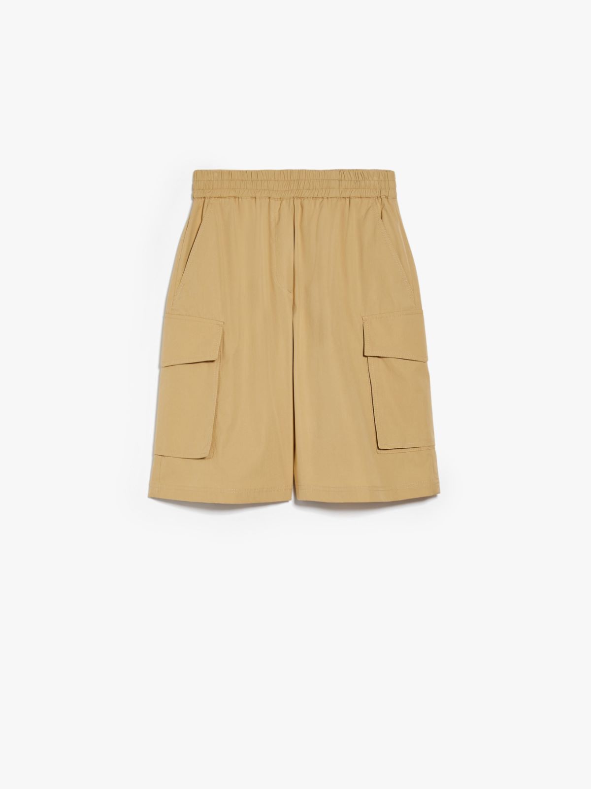 Cotton poplin Bermuda shorts