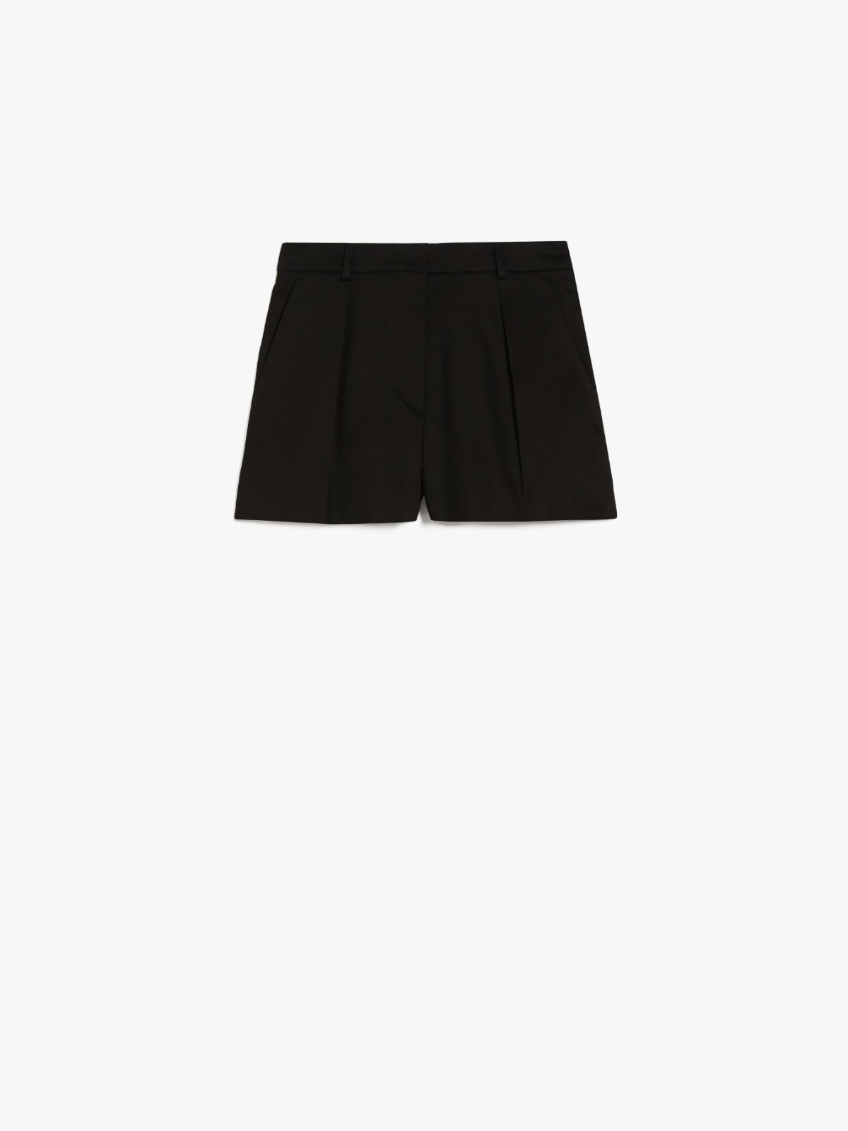 Washed cotton shorts