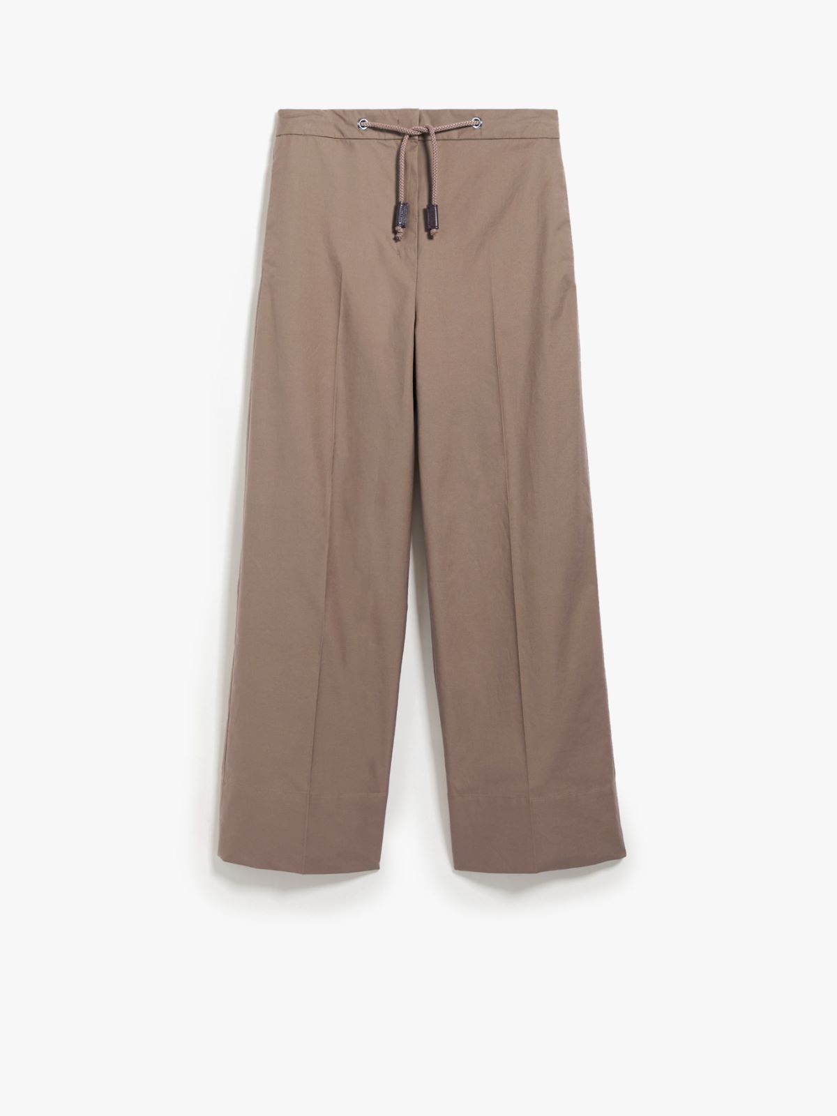 Water-repellent twill trousers