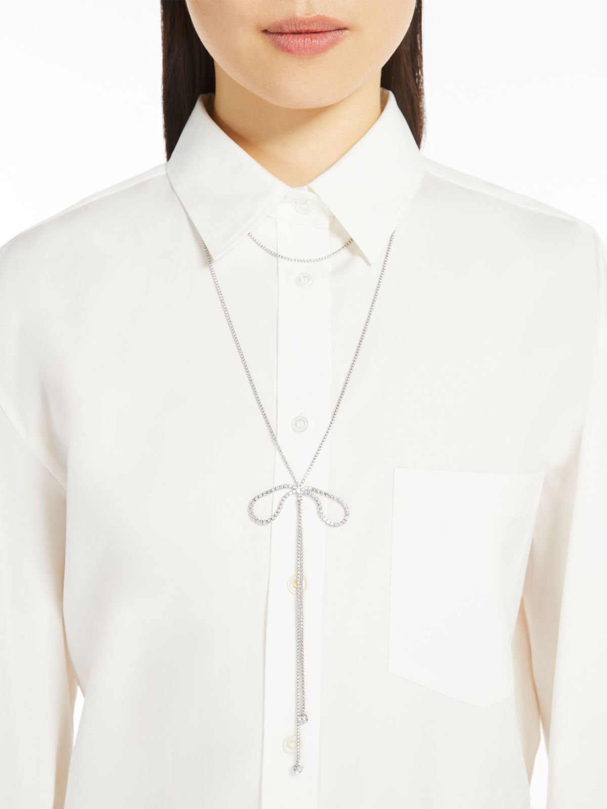 Set of 2 rhinestone necklaces