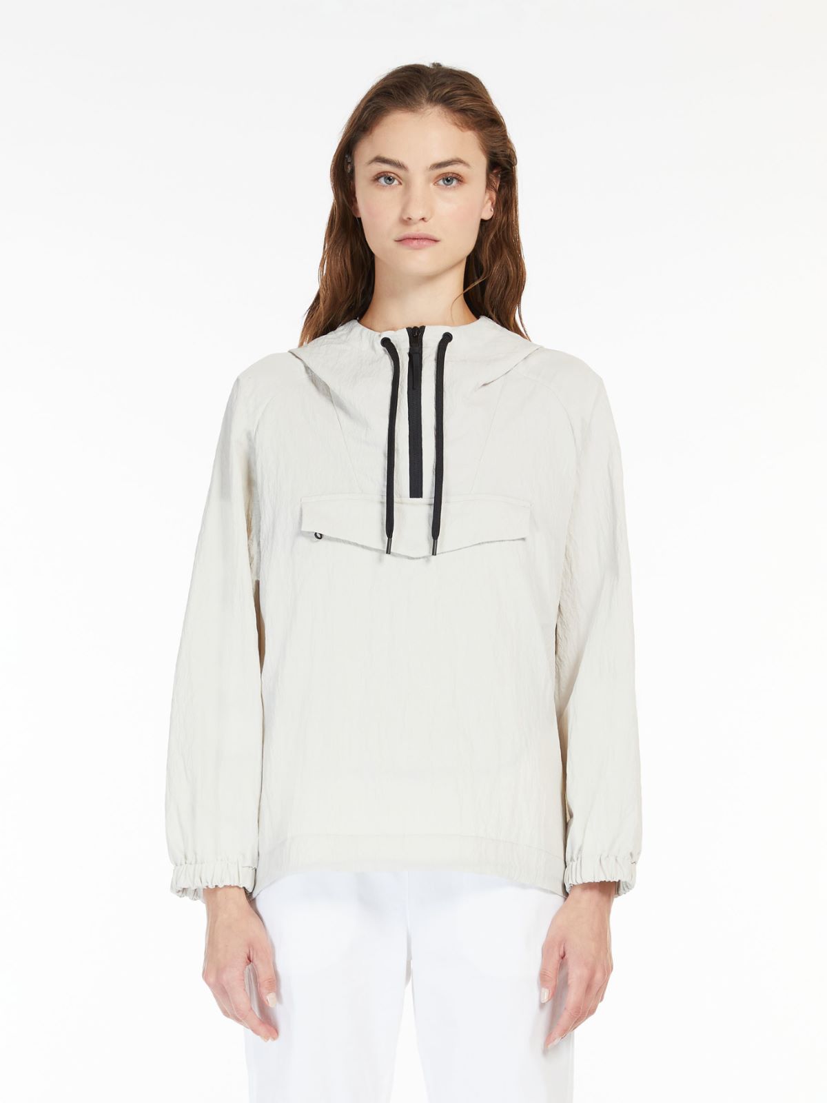 Technical canvas sweatshirt