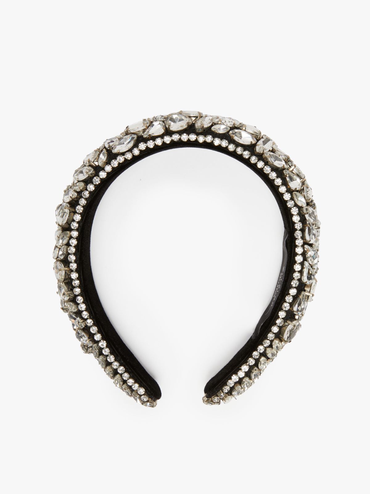 Bead and rhinestone headband