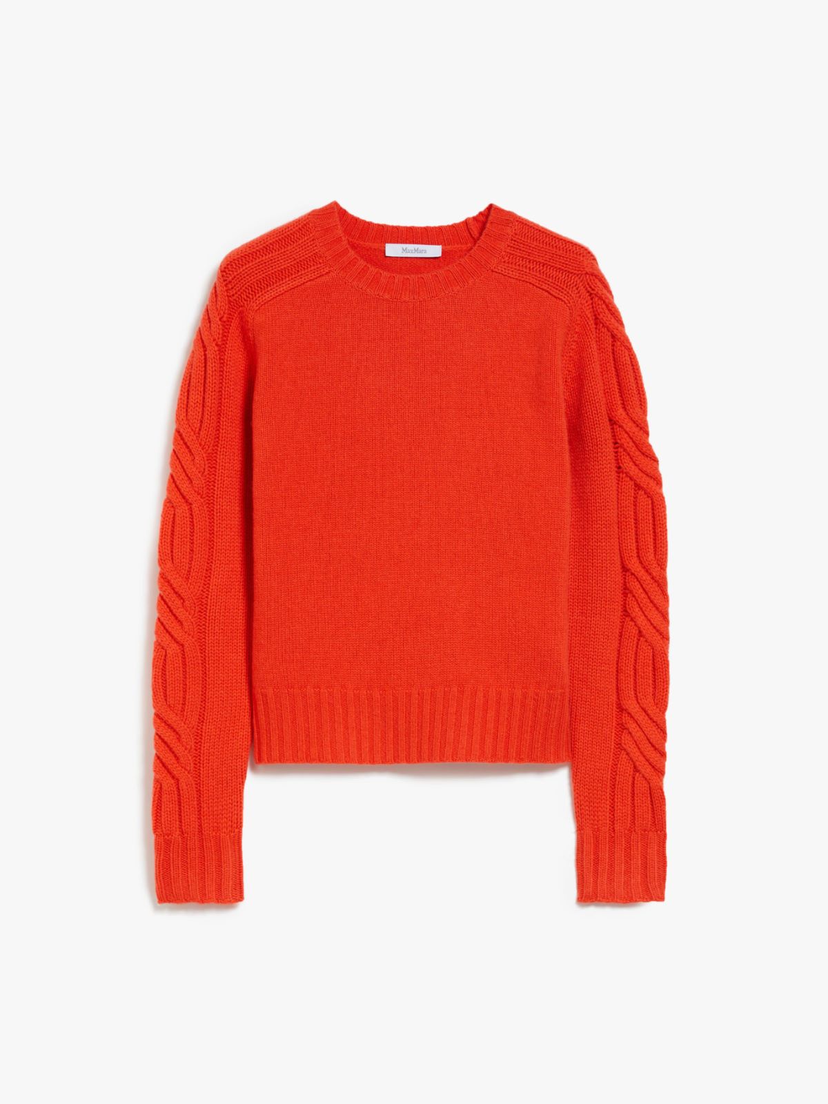 Pure cashmere crew-neck jumper