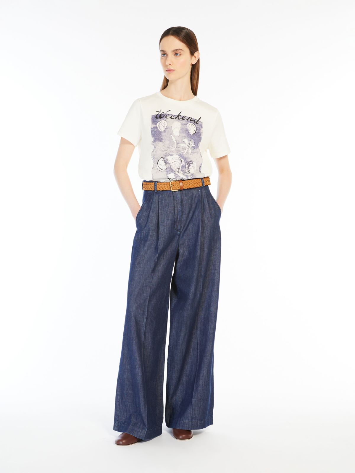 Printed cotton T-shirt