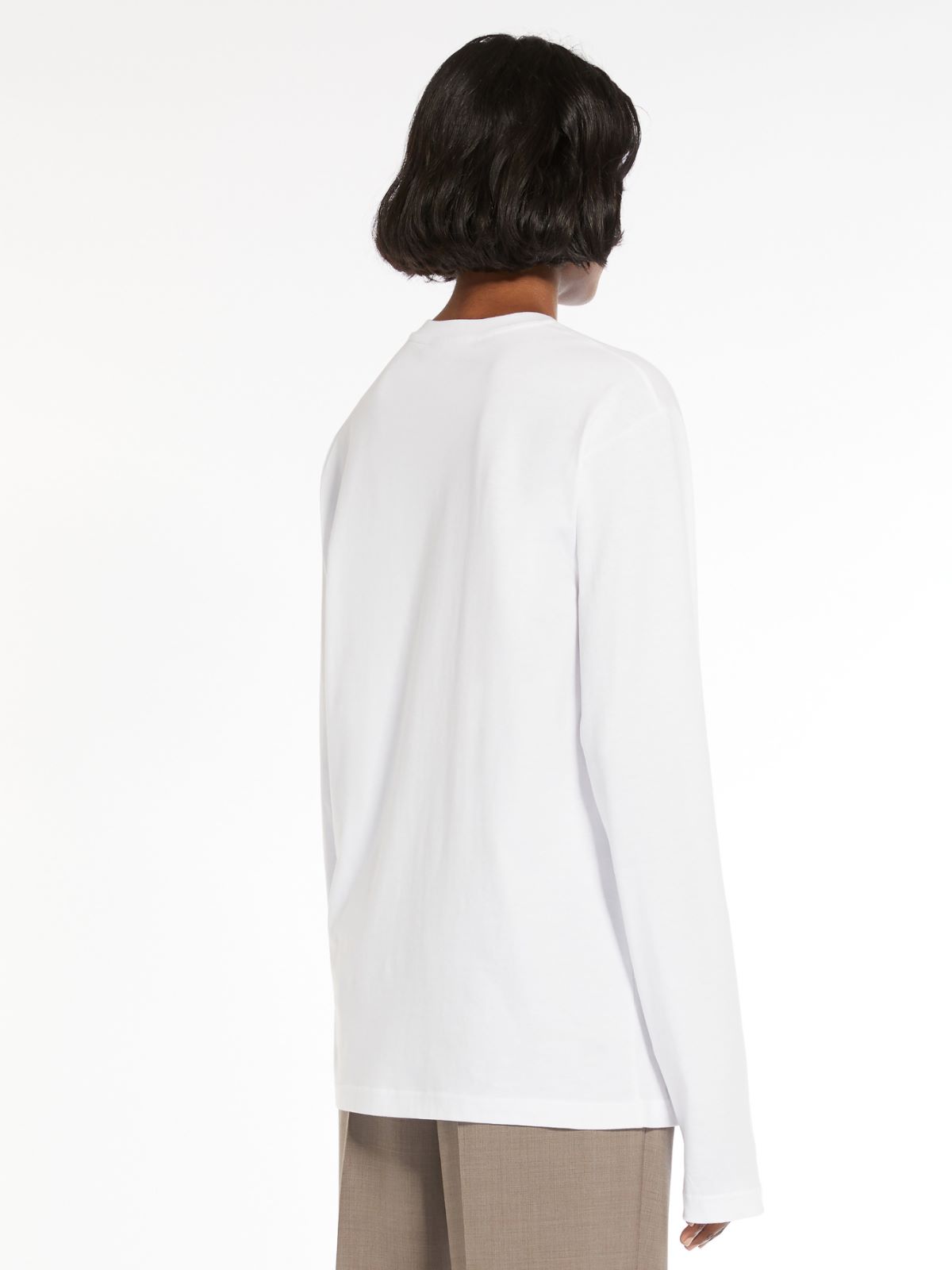 Long-sleeved jersey T-shirt