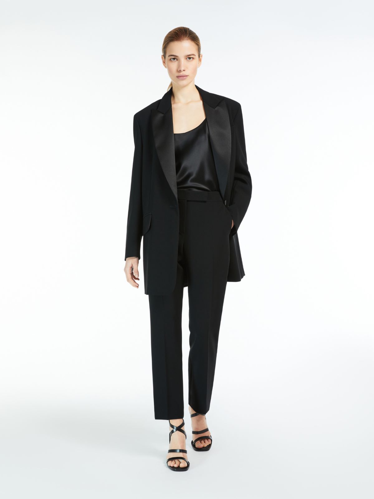 Cady slim tuxedo trousers