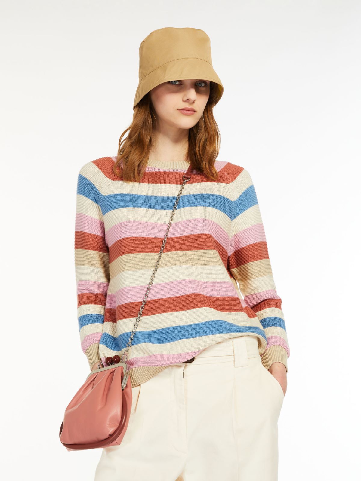 Relaxed-fit cotton sweater