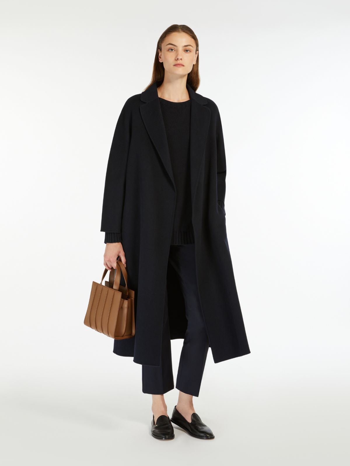 Wool midi coat