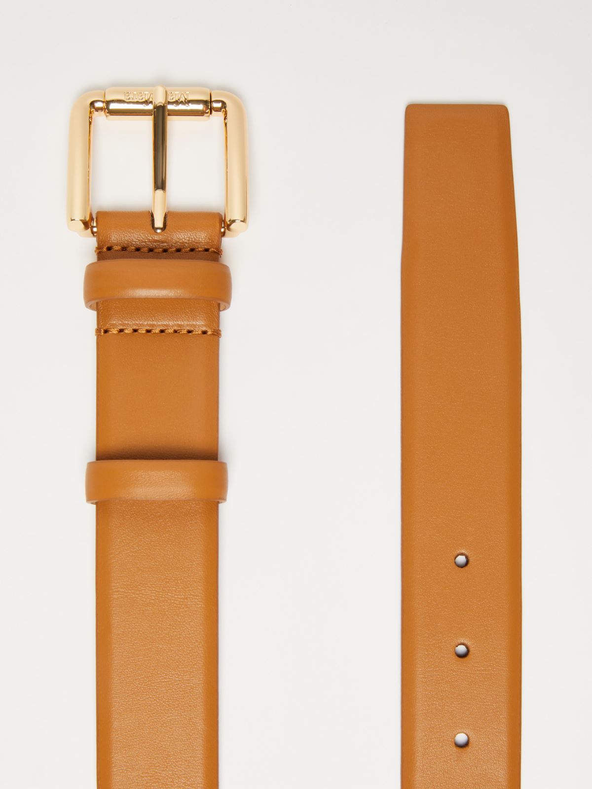 Nappa leather belt