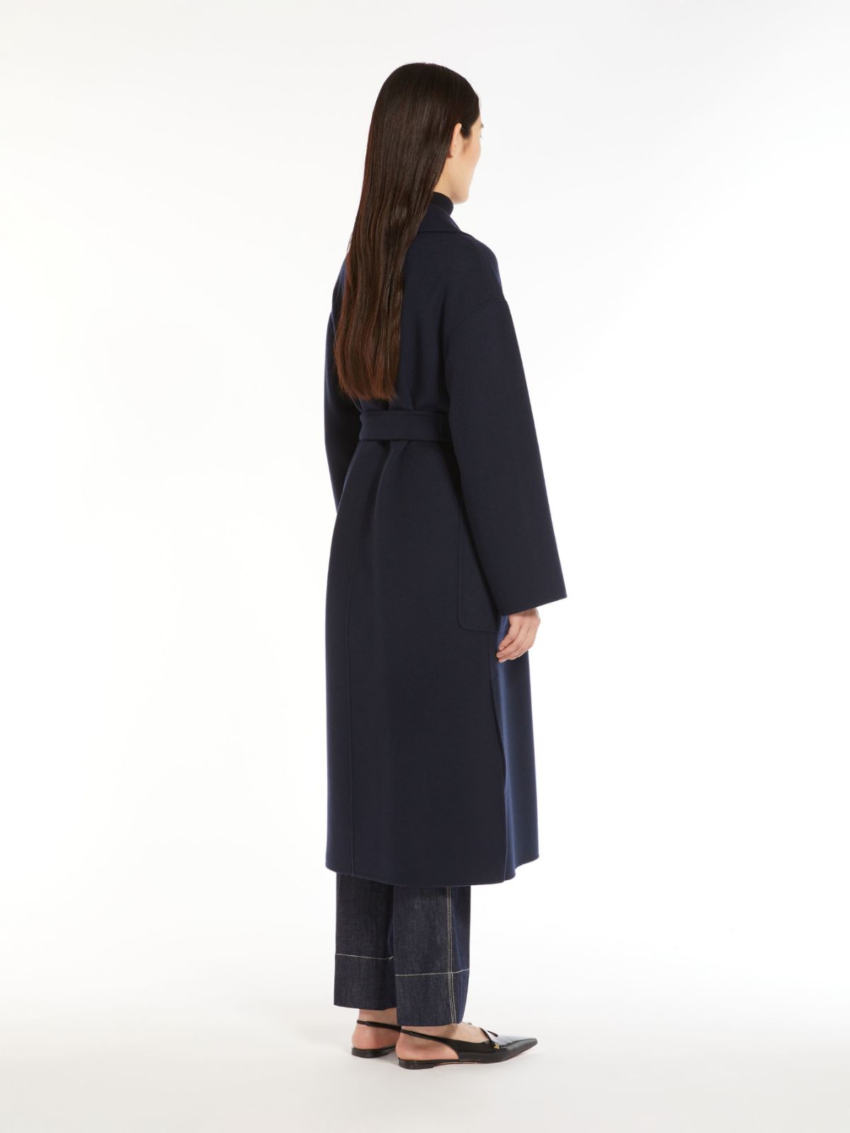 Wool robe coat