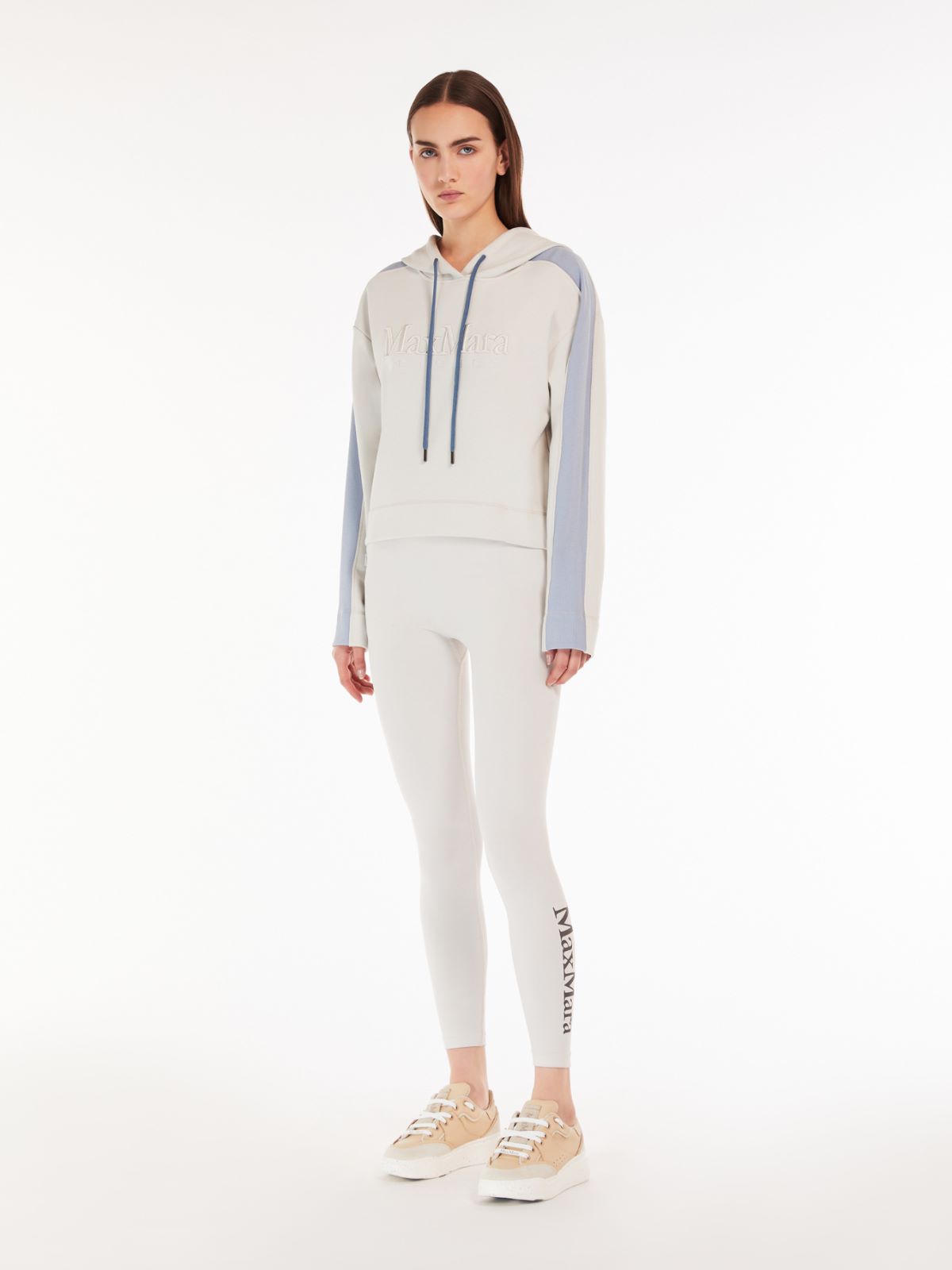 Cotton jersey boxy sweatshirt