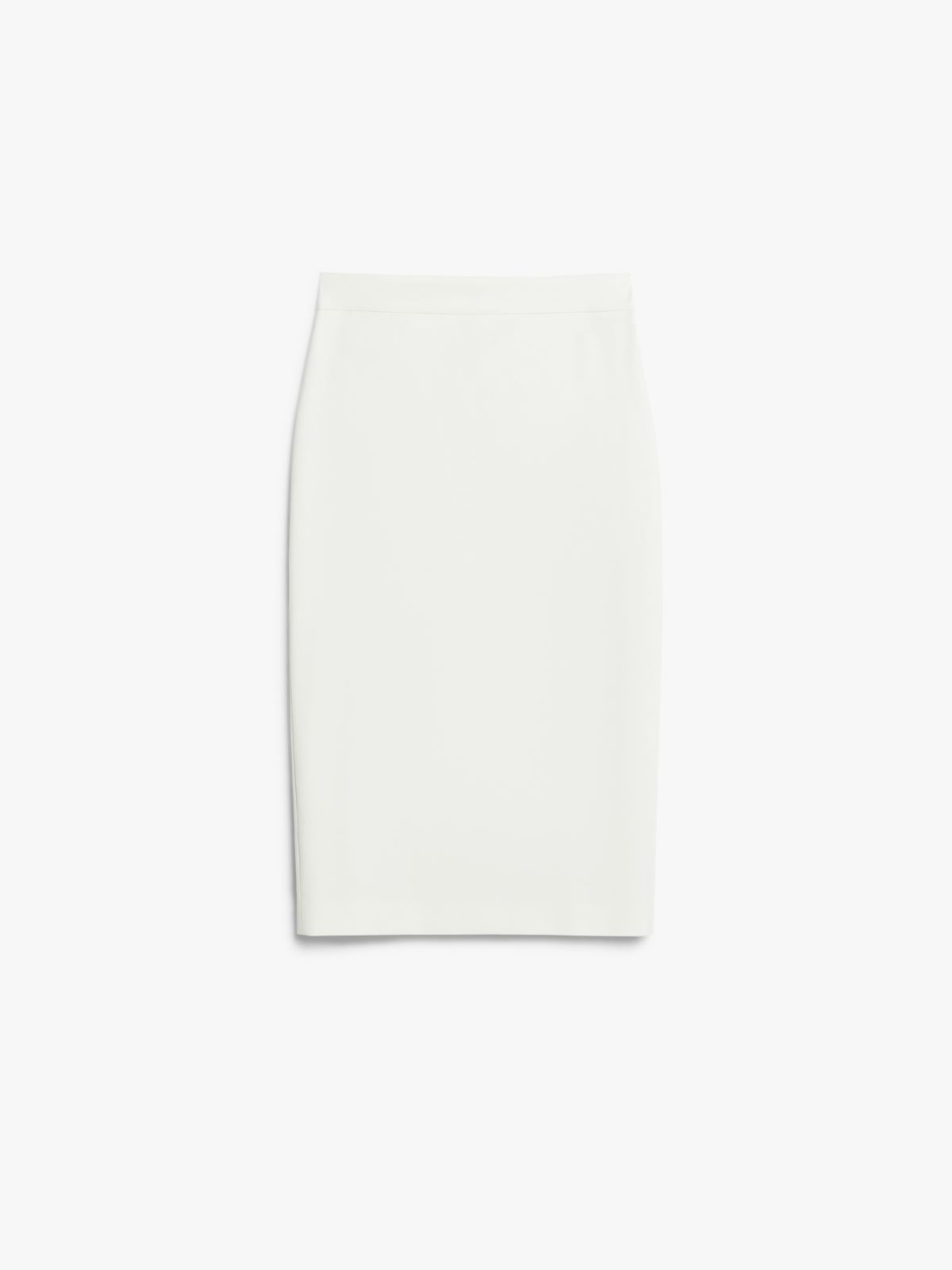 Cotton canvas midi skirt