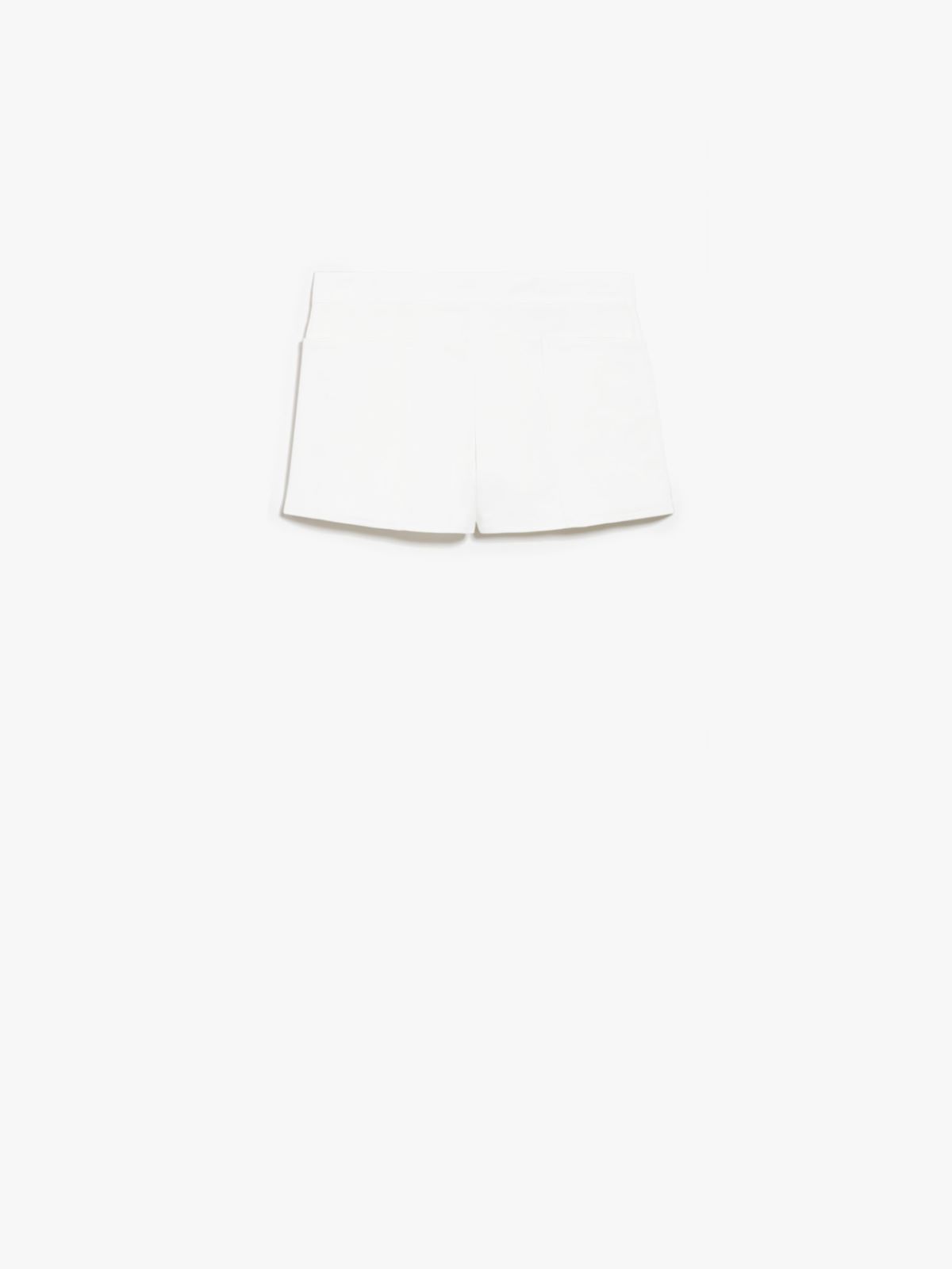 Stretch gabardine shorts