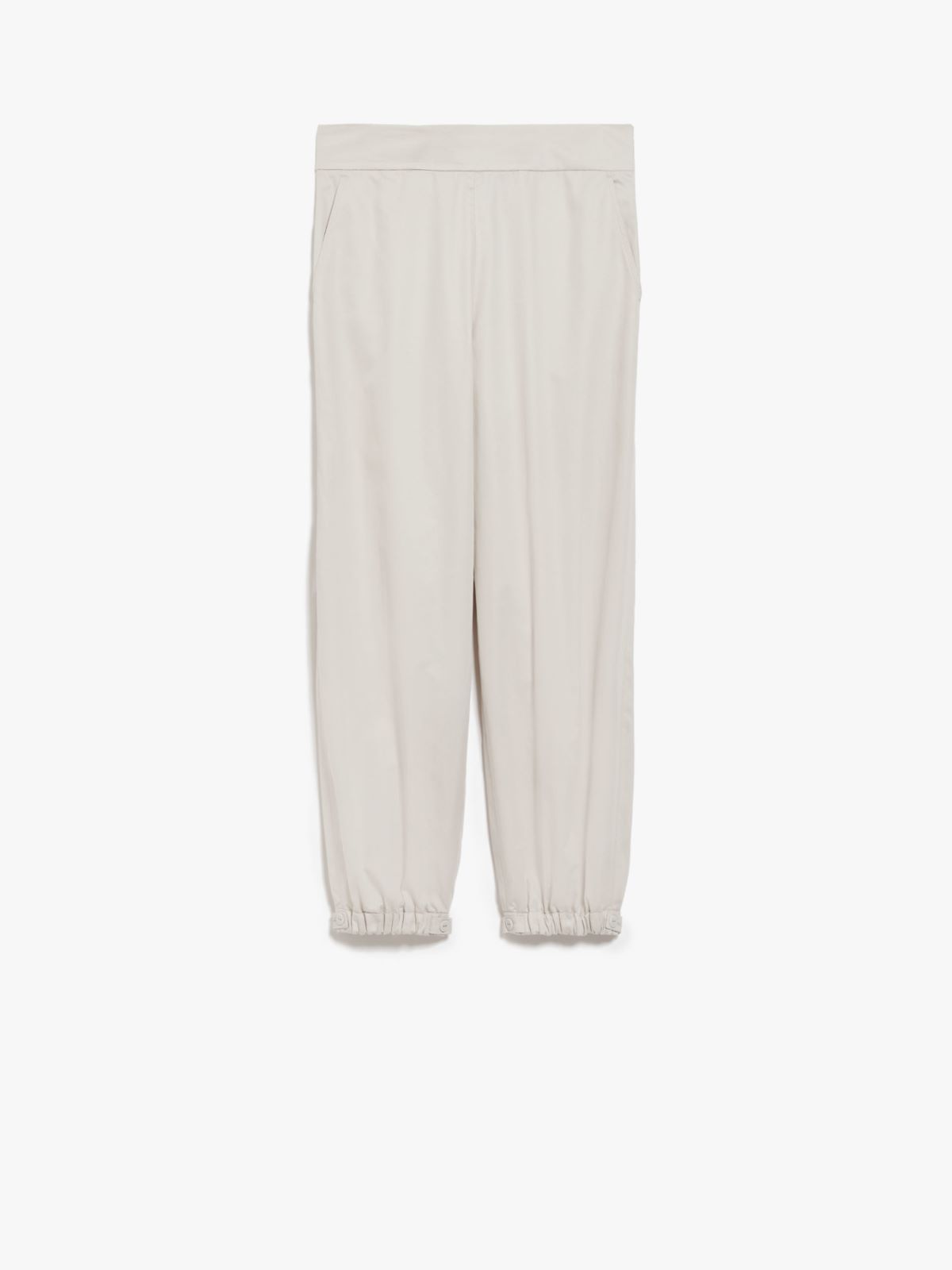 Cotton sateen trousers