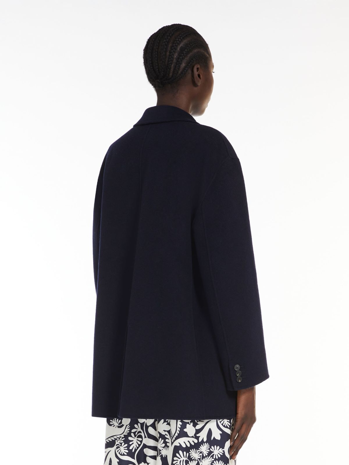 Single-breasted wool jacket