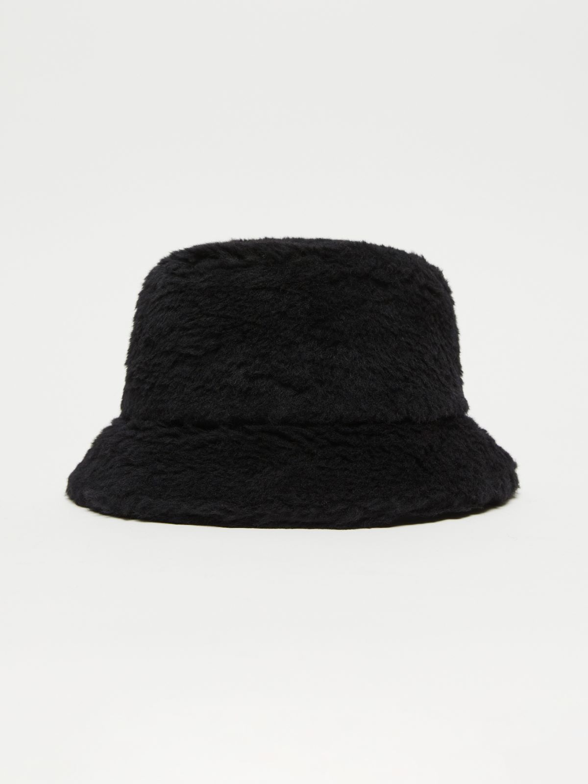 Camel and Teddy fabric reversible cloche hat