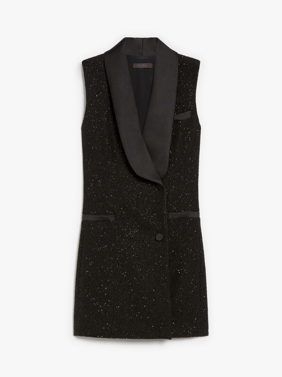 Robe manteau dress with sequins