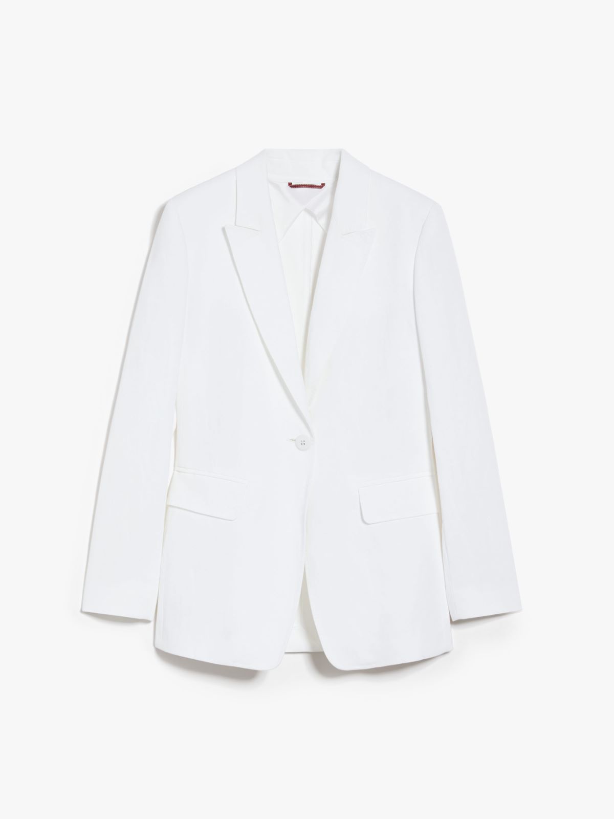 Single-breasted canvas jacket