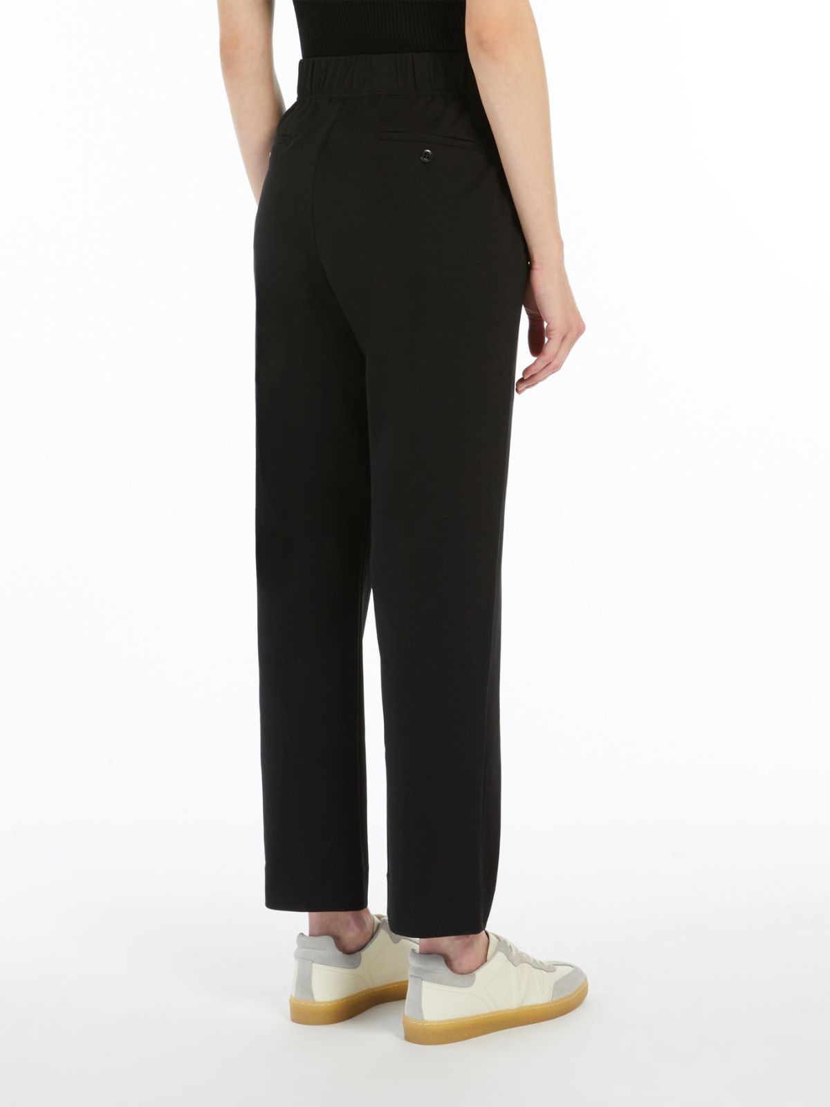 Milano-knit jersey trousers