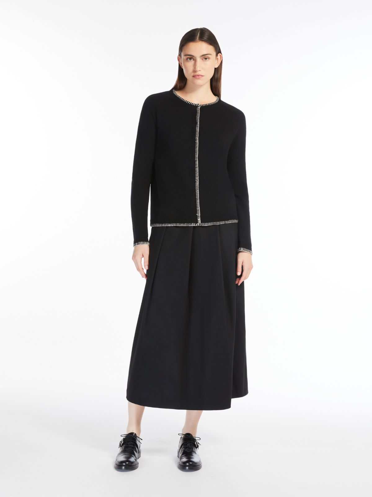 Wool and cashmere cardigan