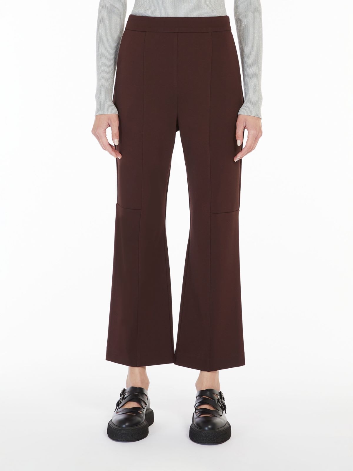 Viscose jersey trousers