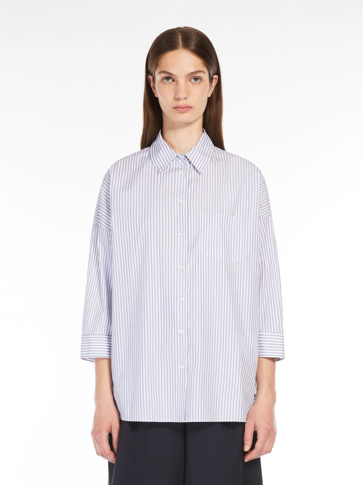 Relaxed-fit poplin shirt