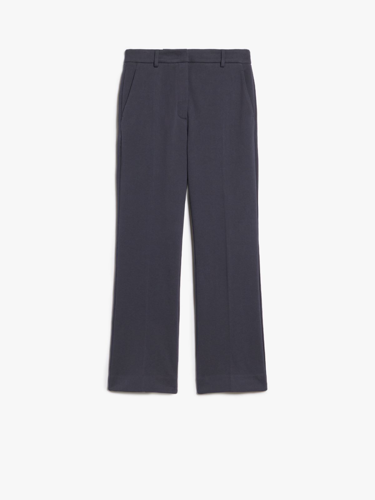 Piqué jersey trousers