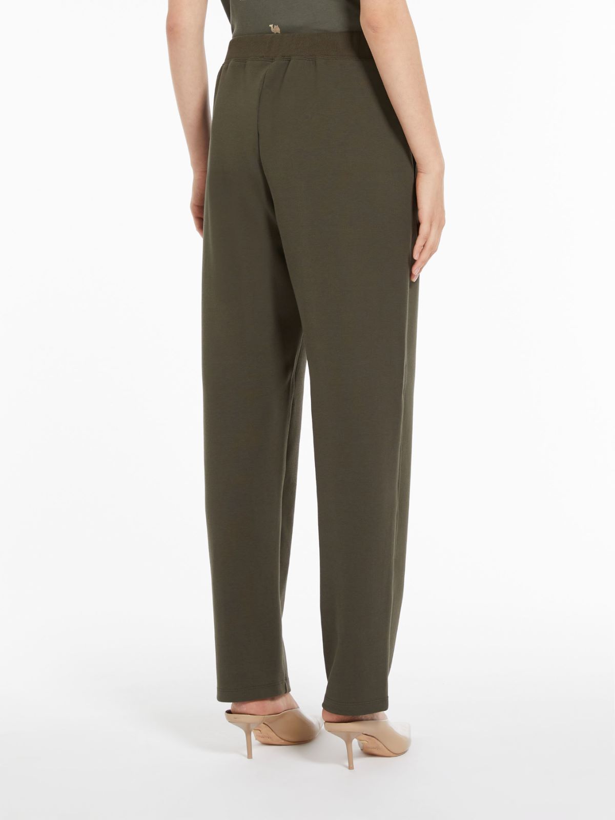 Technical jersey trousers