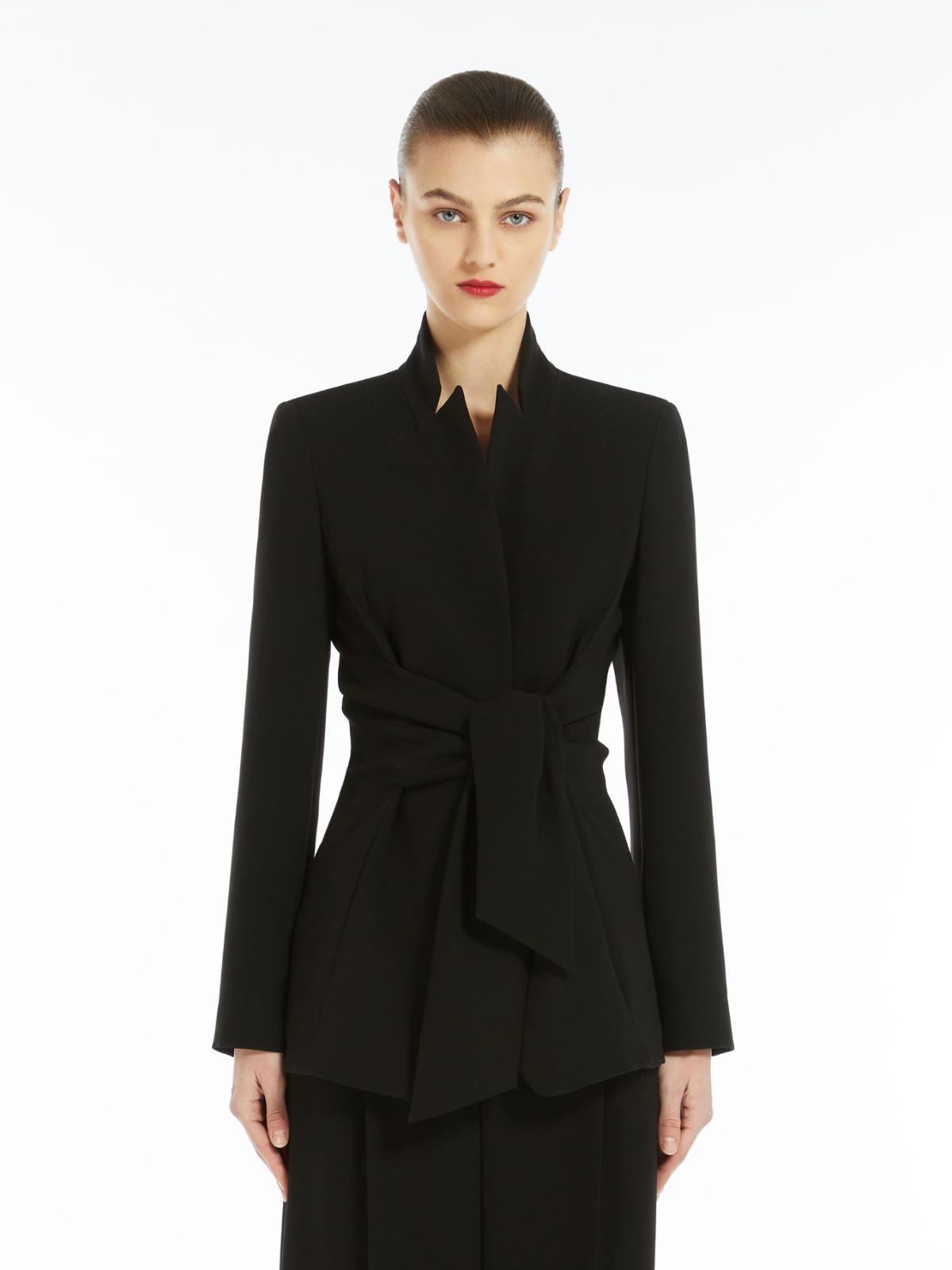 Cady jacket with sash