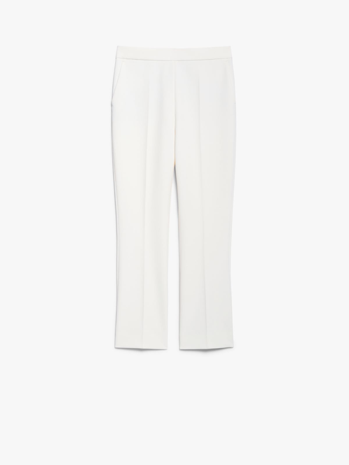 Cropped sablé trousers