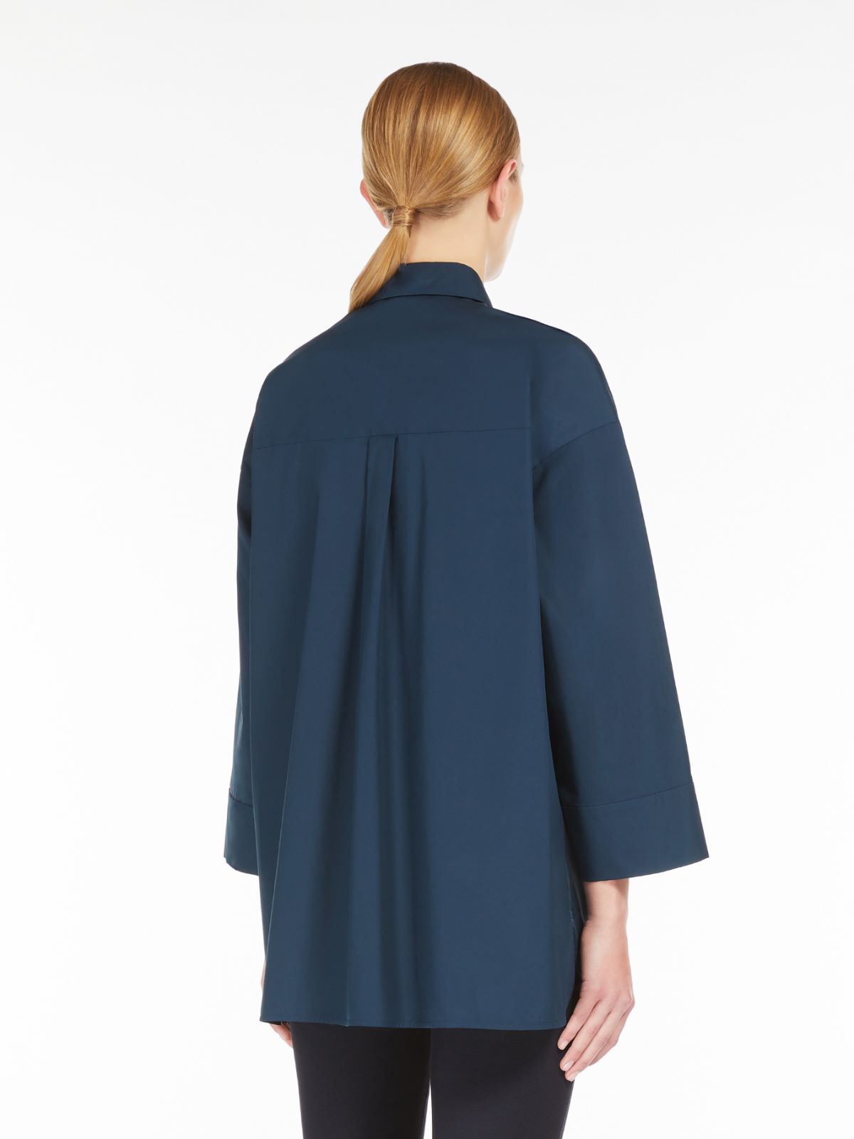 Cotton poplin blouse