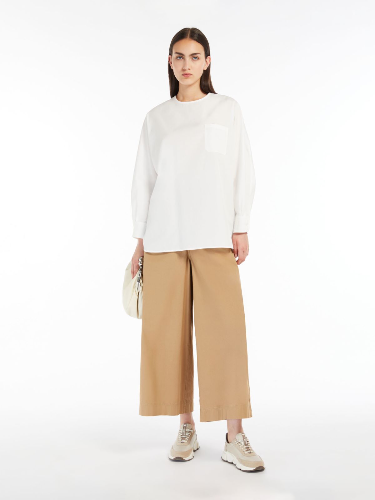 Cotton poplin blouse