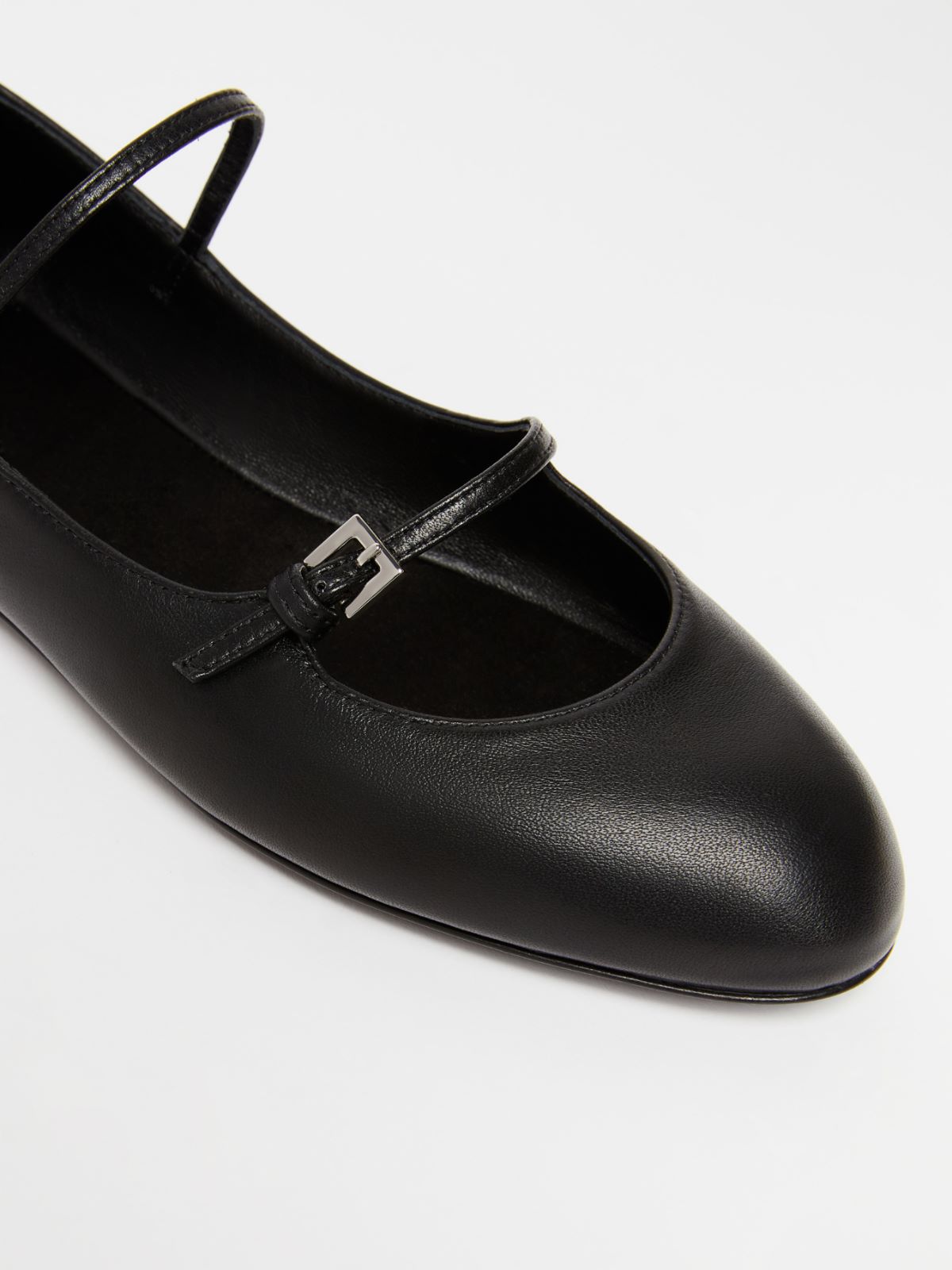 Nappa leather ballet flats
