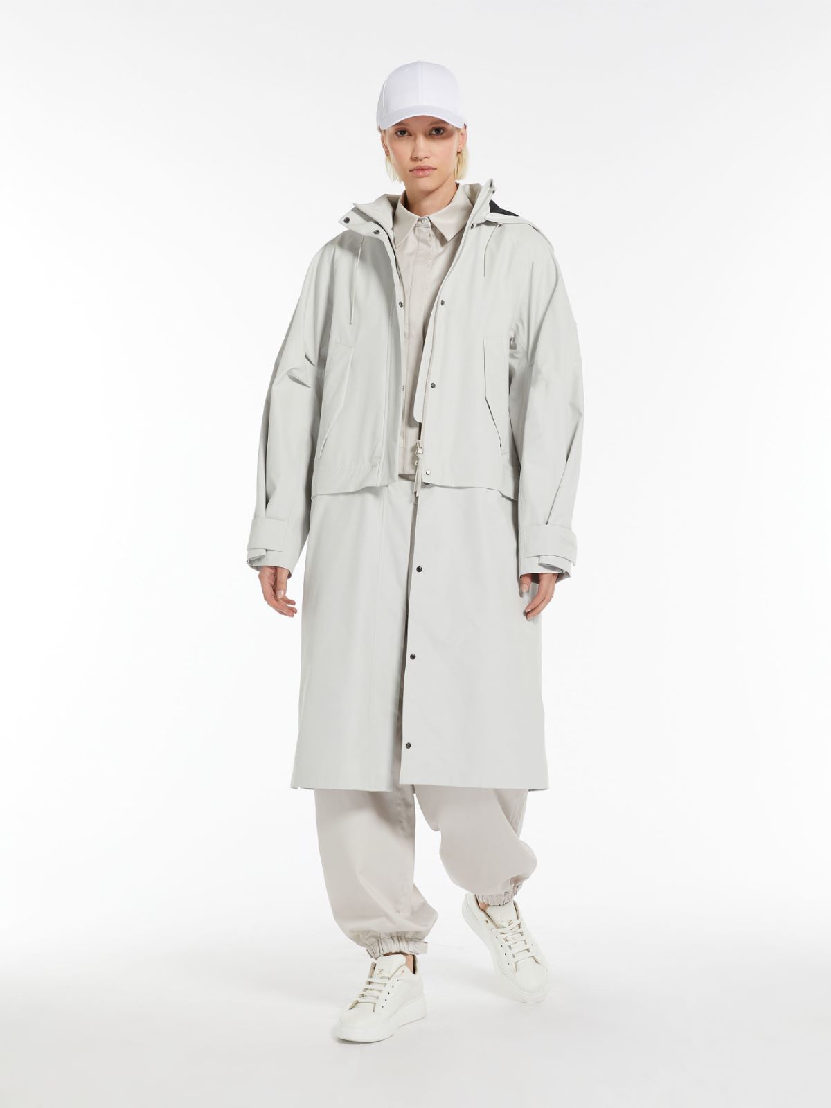 Modular technical fabric parka