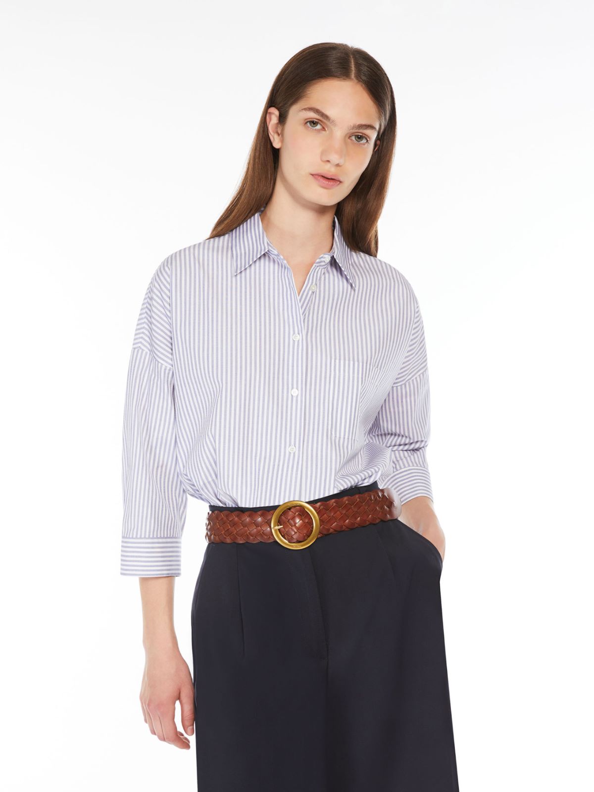 Relaxed-fit poplin shirt