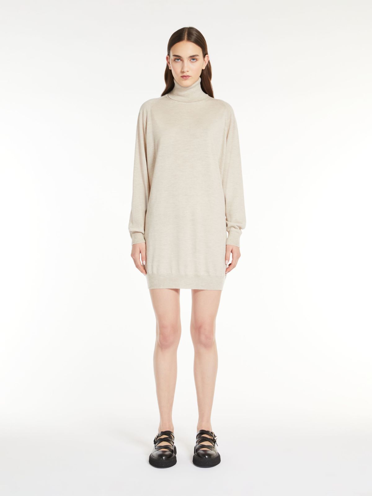 Short cashmere dress