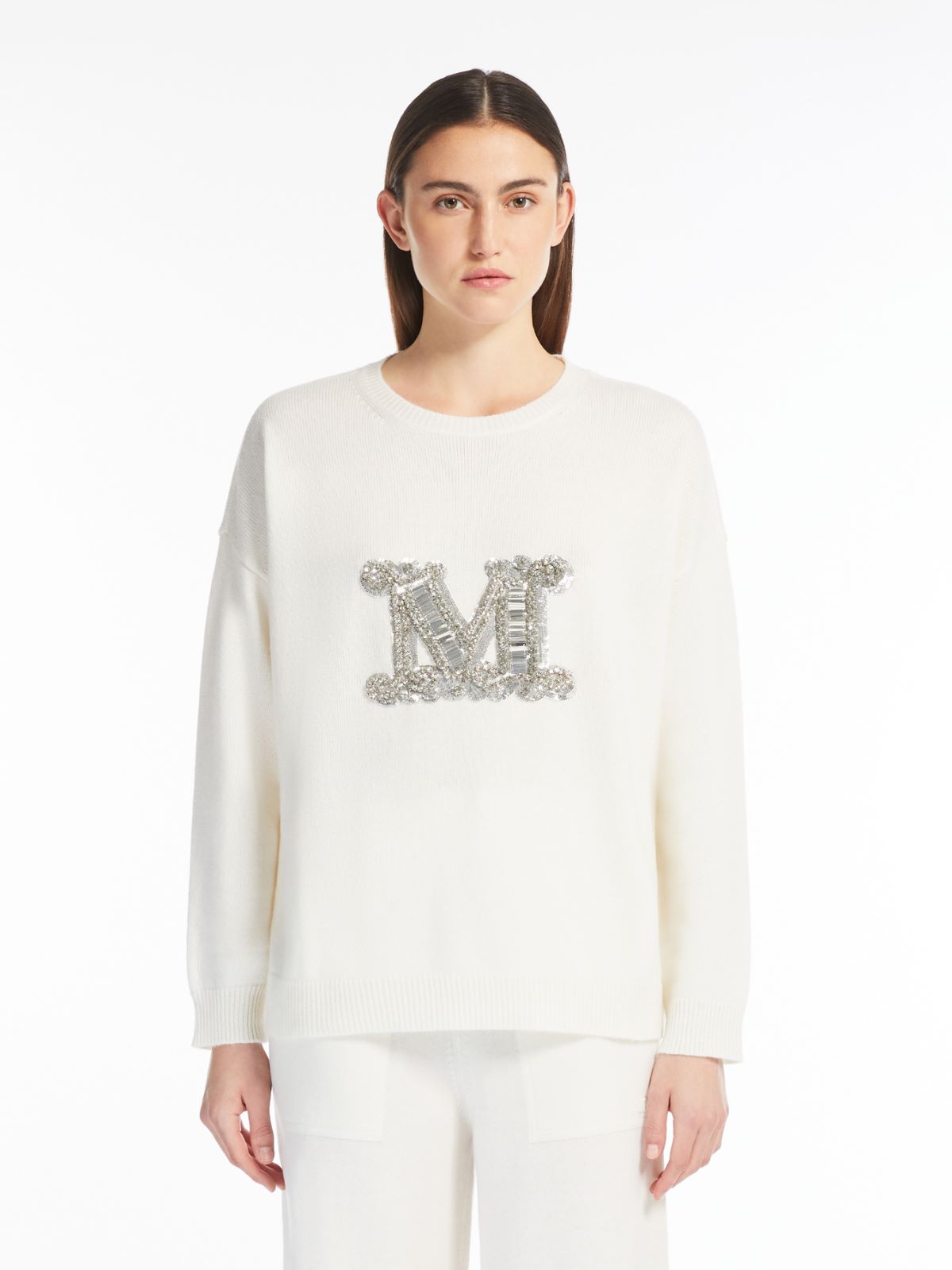 Oversized wool and cashmere jumper